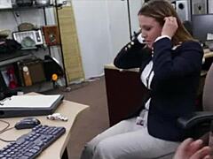 Business Lady Pounded