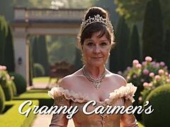 granny doggystyle creampie