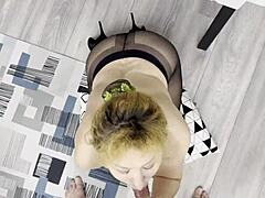 Pantyhose POV Blowjob