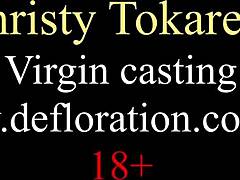 Blonde Virgin Masturbates