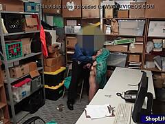 Shoplifter Pounded Officer