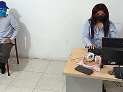 secretary doggystyle fuck