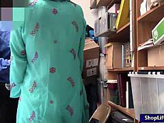 Shoplifter Pounded Officer