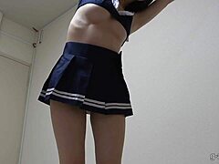 miniskirt striptease