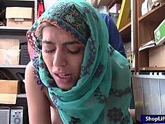 Shoplifter Pounded Officer