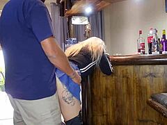 blonde skirt quickie