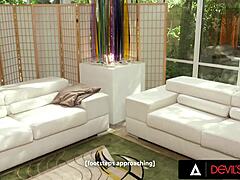 Threesome Neighbor Fuck