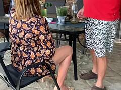 Stepmom Outdoor Creampie
