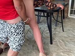 Stepmom Outdoor Creampie