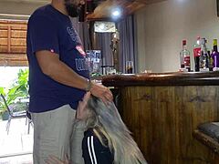 blonde skirt quickie