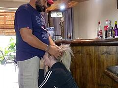 blonde skirt quickie