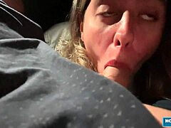 Wild Driving Blowjob