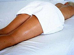 oiled creampie massage