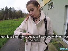 shaven stairwell fuck