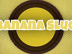 Banana Deepthroat Blowjob
