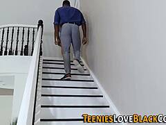 Teen Interracial Blowjob