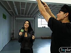 blindfold dildo fuck