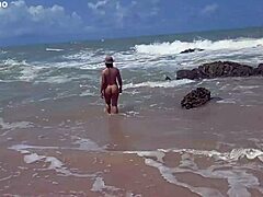 nudist beach flash