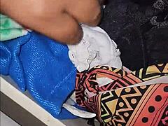 mom catches stroking