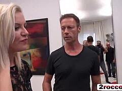 Blonde Gangbang Mouth