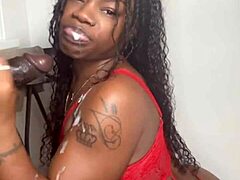 Black Cock Cumshot