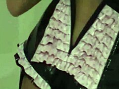 pvc panties show