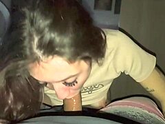 Blowjob Gagging Cum