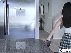 Asian Threesome Lick