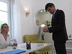 office deepthroat fuck