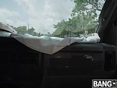 bus interview hottie