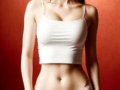 blindfolded lingerie tease