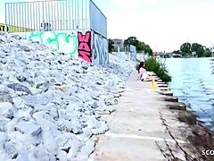 Uliczna laska 18+ wyruchana