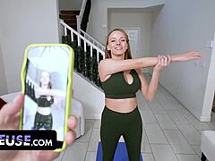 Stepmom's Yoga Tease