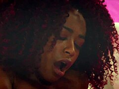 brunette masturbates hard