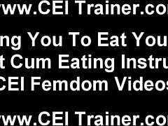 cum eating cei