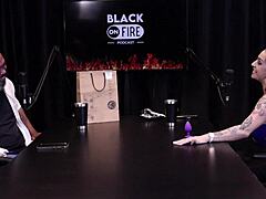 julia sheer red tease