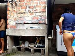 Neighbor Bathroom Fuck