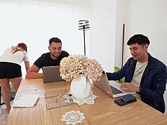 students fuck employee