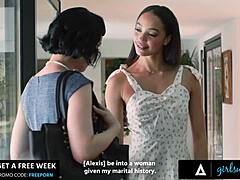 Strap-on lesbian fuck