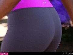 lesbian cheerleaders workout