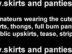 panties flashing