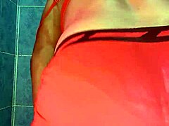 satin panty modeling