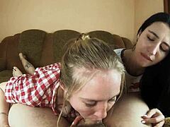 Easter threesome cocksuck