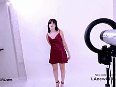 seduced brunette model