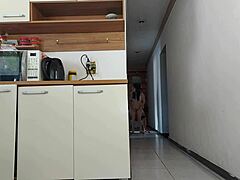 Risky Kitchen Bareback