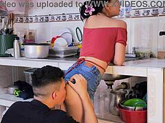 Kitchen Latina Fuck