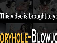 Busty Gloryhole Blow