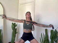 inked yoga workout