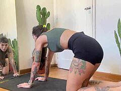 inked yoga workout