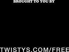 blonde stockings tease